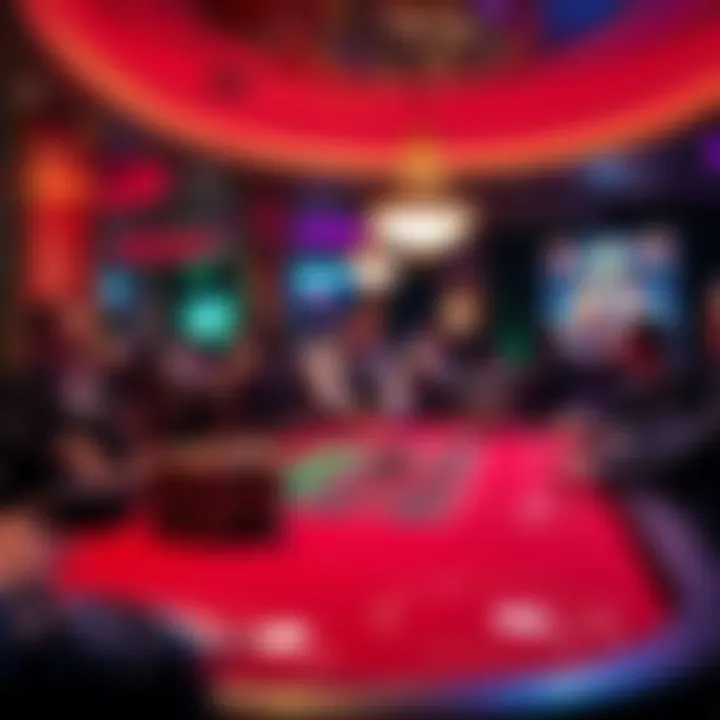 A live dealer casino table with a dealer and players enjoying a game