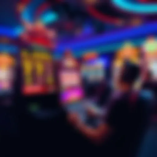 A player streaming live slots with excitement, showcasing a winnings display on the screen and a cheerful atmosphere.