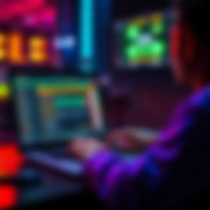 A person reviewing live sports odds on a laptop with betting tips and strategies displayed on the screen.