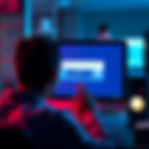 A frustrated person looking at a computer screen displaying a login error message after trying to access a platform for a protected pick offer