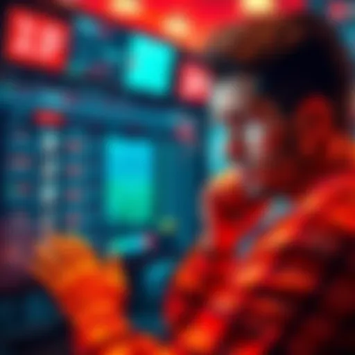 A person looking frustrated at a betting site showing significant losses without recovery bonuses.