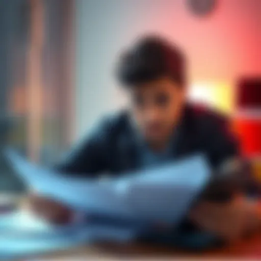 A person looking disappointed while reviewing financial documents and a calculator, symbolizing a significant loss of money.