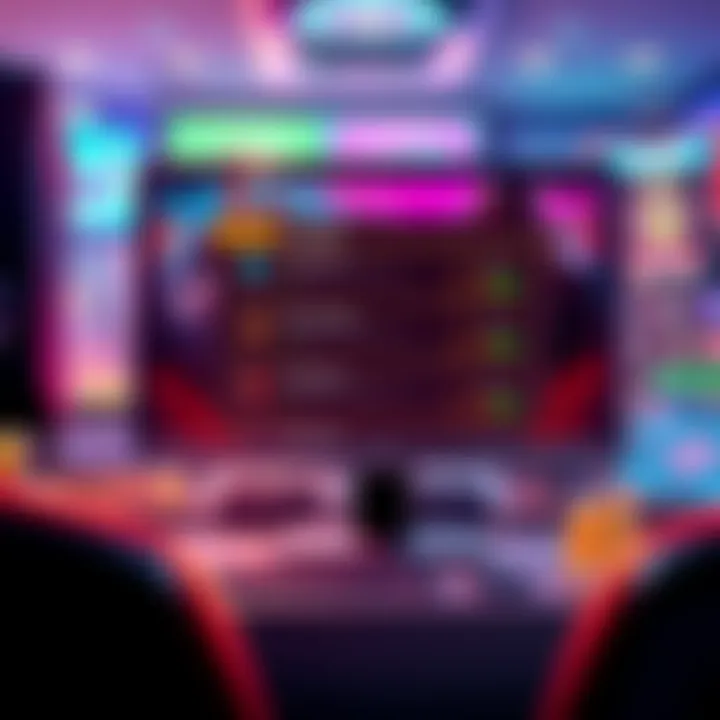 Low Bet Player Recharge Illustration of a computer screen showing a gaming interface with highlighted recharge options for low bet players