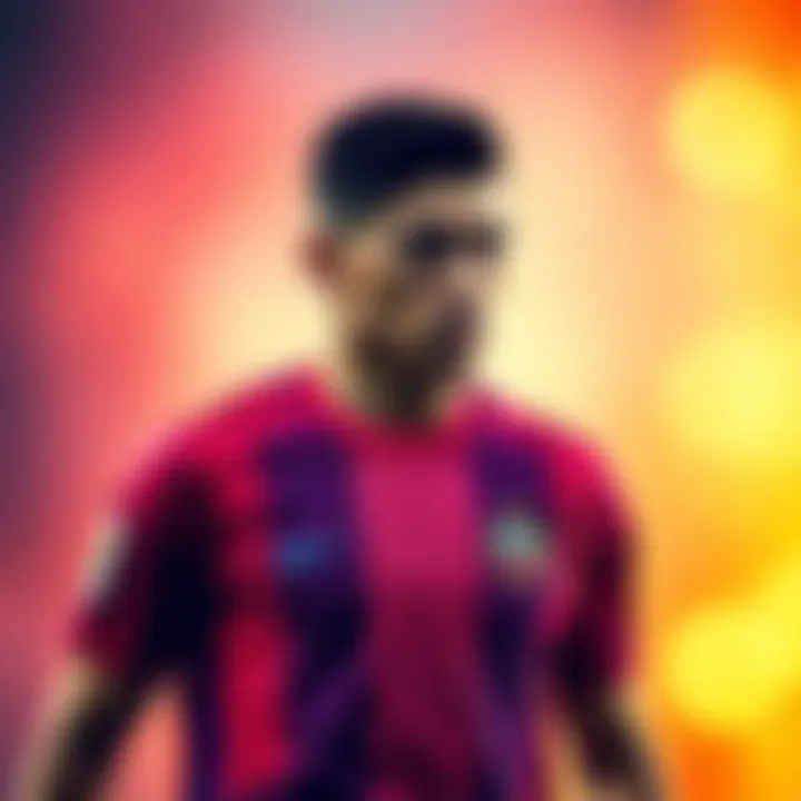 Luis Diaz in team colors, focused and ready to play against the Democratic Republic of Congo