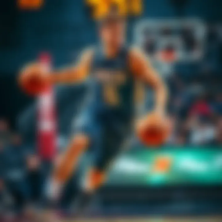 Luka Doncic dribbles the ball during an NBA game, showcasing his skills and scoring ability