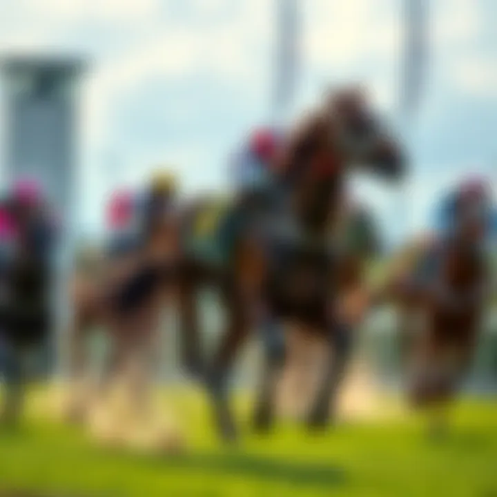 Lush Lips, a fast horse, competing in the Queen Elizabeth II Cup, showcasing speed and agility during the race