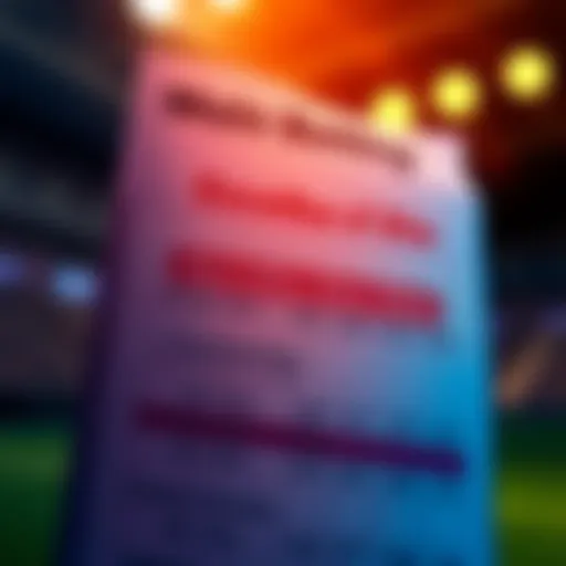 A visual representation of a sports betting slip showing odds and a highlighted single bet for the day.