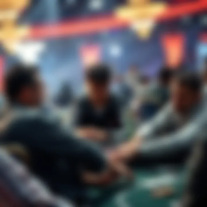 Malcolm Trayner, Daewoong Song, and Farrid Jattin playing at the Main Event 2026, with other players at the tables
