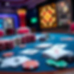 A vibrant table set with Maltese Poker cards and chips, inviting beginners to join a fun game experience.