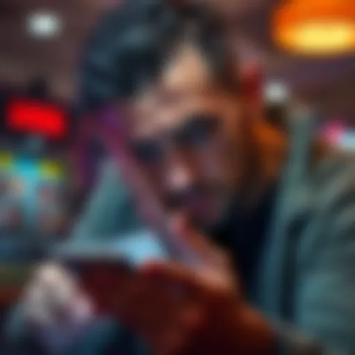A man looking distressed as he reviews bills and loses from online gambling, symbolizing financial struggles after losing money in crypto gambling.