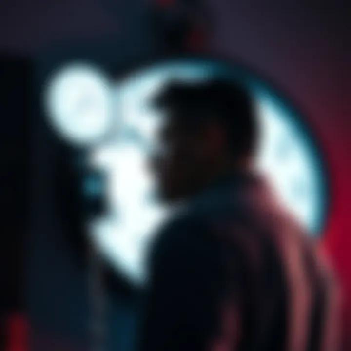 A man pondering while staring at a clock, representing reflections on time and opportunities.