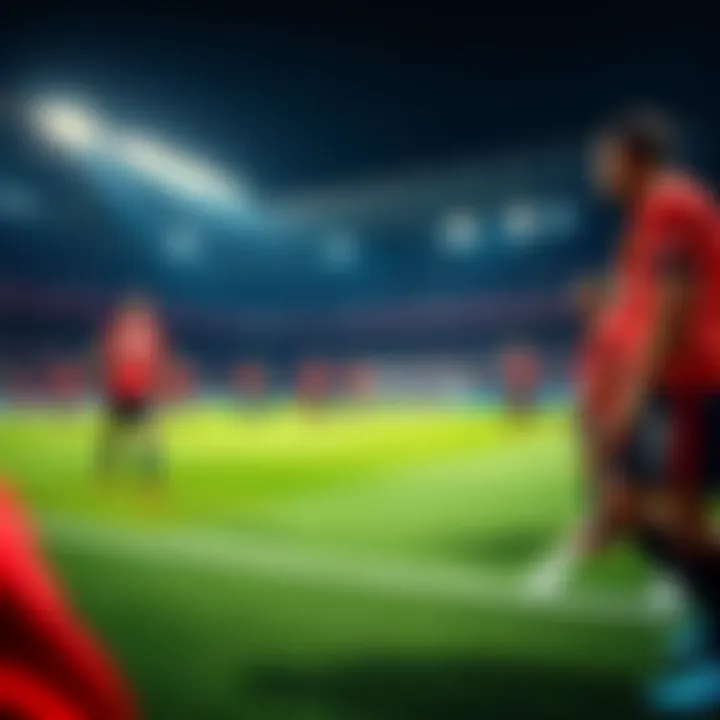 Manchester United players warming up before the Premier League match against Newcastle at St James' Park