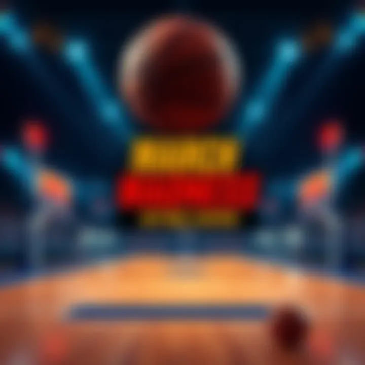 Basketball themed promotions for March Madness betting with bonus offers