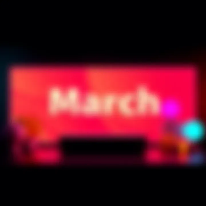 Exciting promotions and new offers for March displayed on a vibrant background