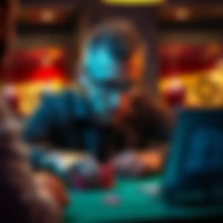 Martin Hummel engaged in an intense online poker game for 76 hours straight