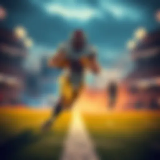 Matthew Golden running with a football towards the end zone during a game