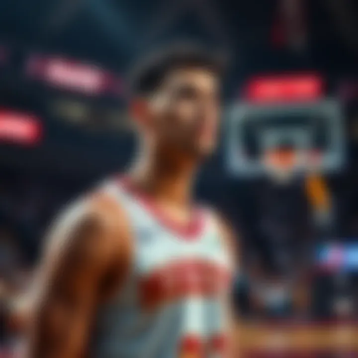 Basketball player Maxey focused and composed on the court as pressure rises in the fourth quarter