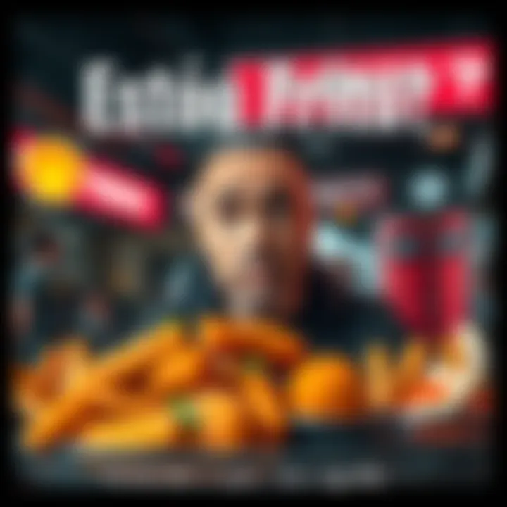 Meaning of Being Fried A person looking confused with fried food in front of them, representing the expression 'I'm fried'
