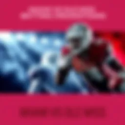 Promotional graphic showcasing betting promotions for the Miami vs Ole Miss NCAAF game, featuring football imagery and bonus offer highlights