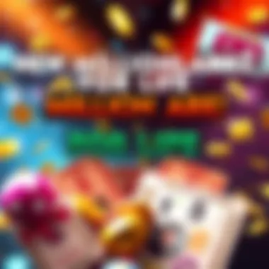 A promotional graphic announcing the launch of the Millionaire for Life lottery, featuring colorful lottery tickets and cash symbols, encouraging participation.