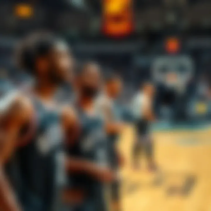 Players from Milwaukee and Utah warm up on the court before their last games before the break, showing intense focus and determination.