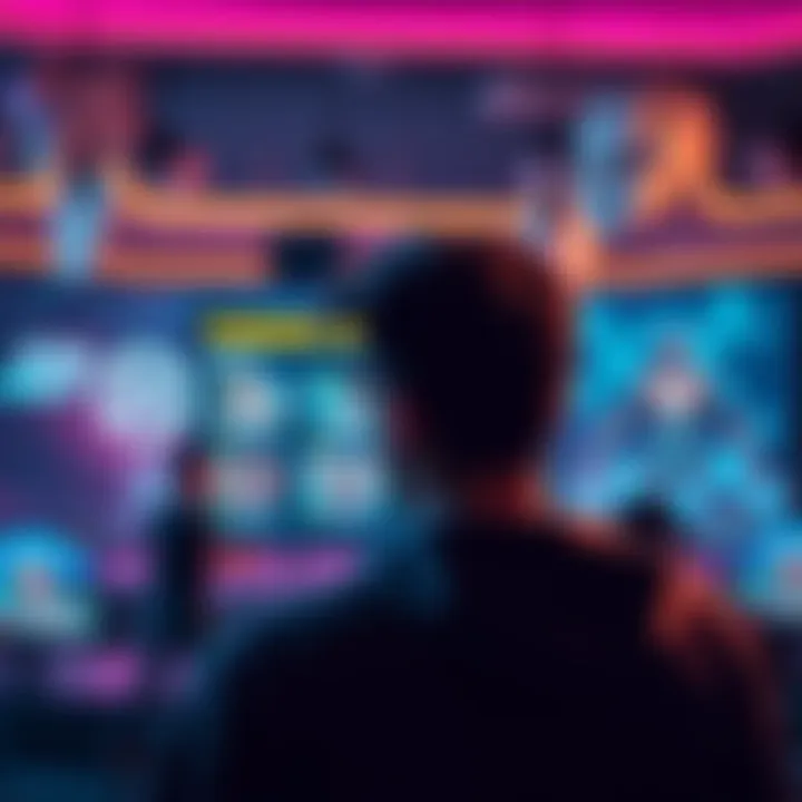 A player looking confused at a gaming lobby screen showing no knockout tournament options available