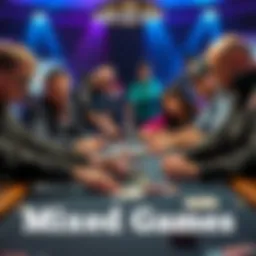 Players at a poker table engaged in mixed games during WSOP 2026, showcasing chips and cards