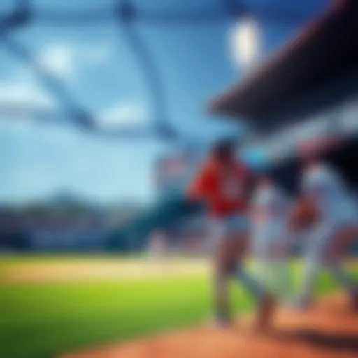 MLB Betting Analysis for August 15 A baseball field with teams in action during a Major League Baseball game, showcasing players and fans excited for the upcoming bets.
