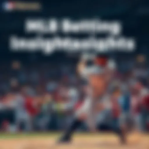 A baseball player hitting a home run with a crowd cheering in the background, symbolizing betting excitement