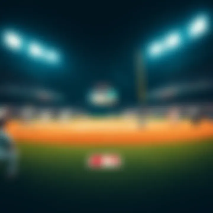 A baseball field with players in action, showcasing an exciting moment in a Major League Baseball game on July 4, 2026.