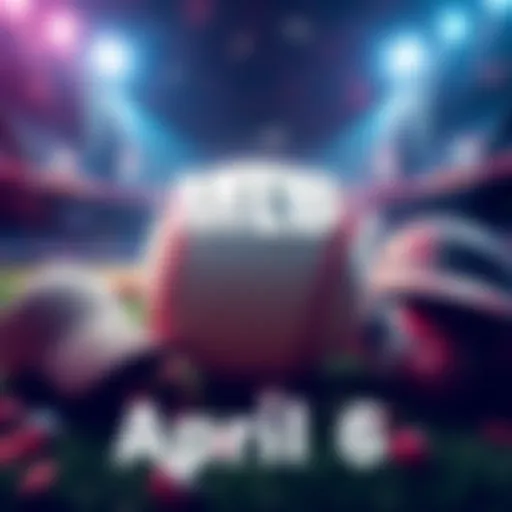 Graphic showing MLB betting odds and picks for April 6, 2026, featuring baseball elements and team logos