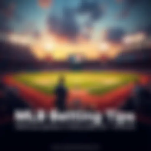 A baseball field with players warming up before a game, highlighting the excitement of MLB betting.