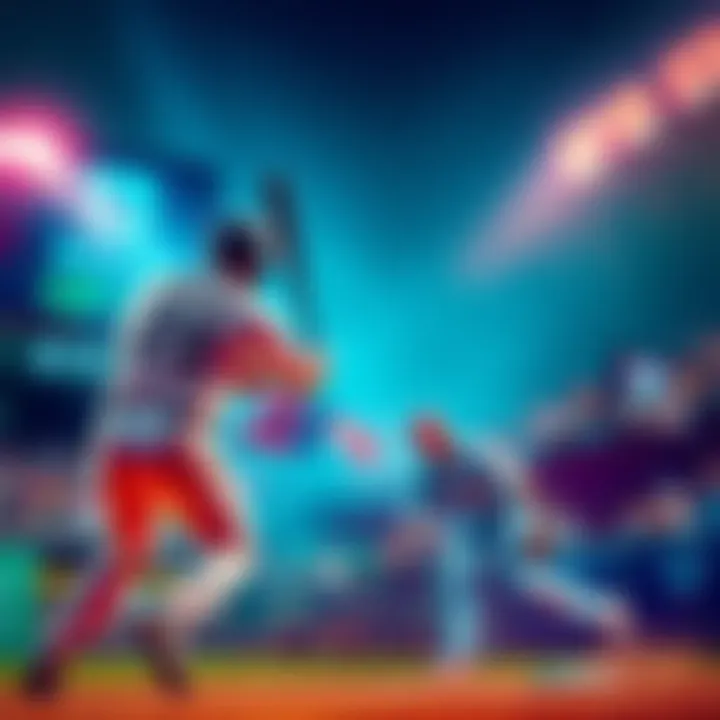 Baseball players in action, showcasing a key moment during a Major League Baseball game, with fans cheering in the background.