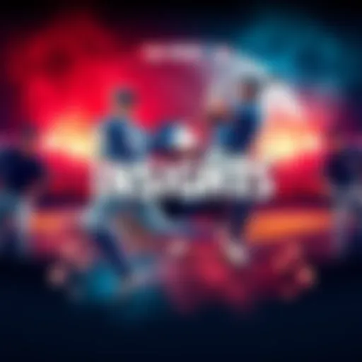 A collage of MLB player statistics and betting odds with a baseball background