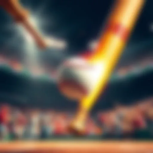 A baseball bat striking a ball in a stadium filled with fans, representing MLB home run bets for August 14, 2025.