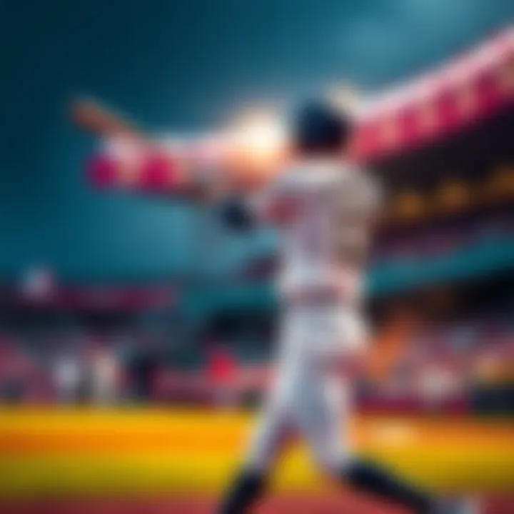 MLB Home Run Picks A baseball player swinging a bat, preparing to hit a home run during a game.