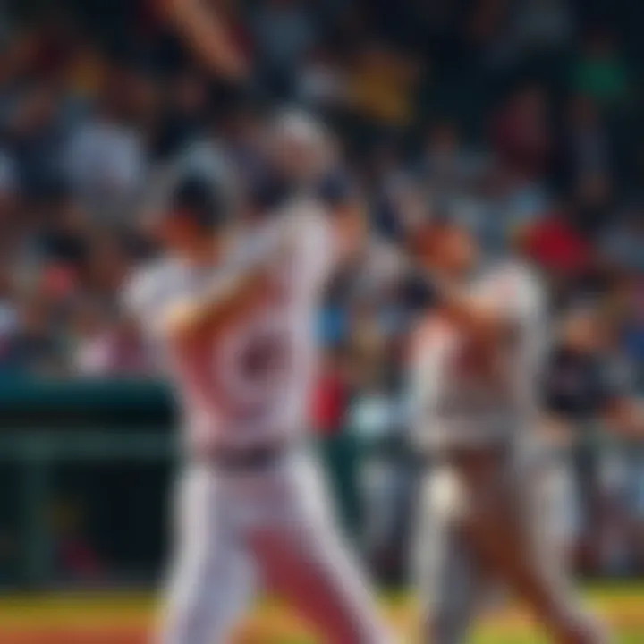 Players celebrating after hitting home runs during a MLB game