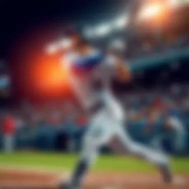 A baseball player swinging a bat with a stadium crowd in the background, representing home run betting tips for April 4, 2026.