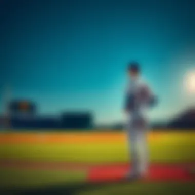 A baseball rookie standing on the field, looking for tips on how to improve their game and adapt to the MLB.