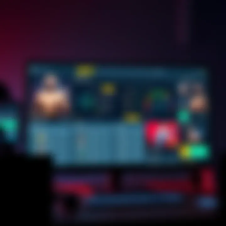 A computer screen displaying various MMA and UFC odds comparison tools with sports betting graphics