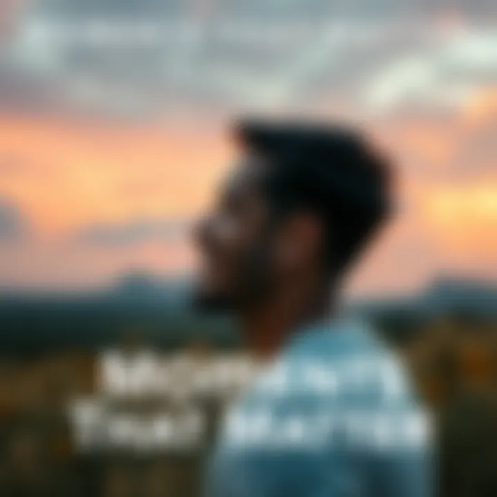 A person reflecting on life in a peaceful setting, highlighting the importance of essential needs.