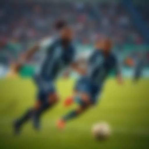 Monangai and Swift running with the football during a game against the Eagles, showcasing their skill and speed