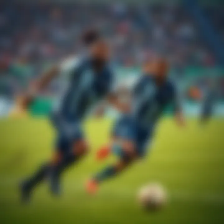 Monangai and Swift in action Monangai and Swift running with the football during a game against the Eagles, showcasing their skill and speed