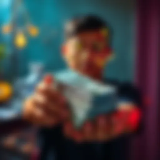 A person holds a stack of cash with plants growing from it, symbolizing safe investment growth.