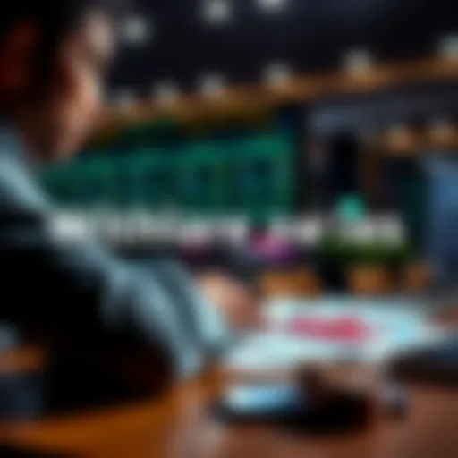 A person reviewing betting earnings and considering withdrawal options with cash and charts on a table.