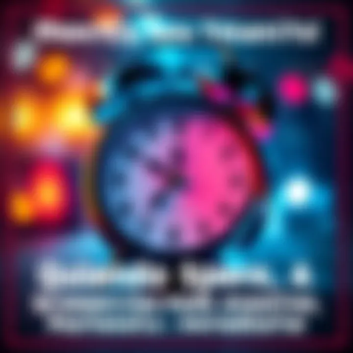 A clock with hands approaching midnight, symbolizing anticipation of an upcoming event.