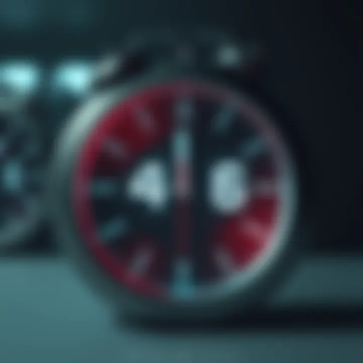 Monthly Post Announcement A digital clock showing time between 4 and 6 o'clock, representing the upcoming monthly post release.