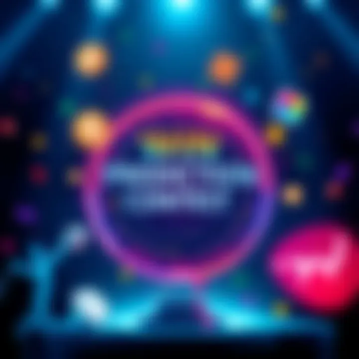 A graphic representing a contest where people can win $10 in Litecoin by making monthly predictions. It includes symbols related to Litecoin and excitement.