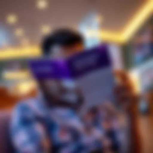 A person looking at a hotel promotion brochure, questioning the rules for accumulating Freeplay from September and October offers for nearby stays.