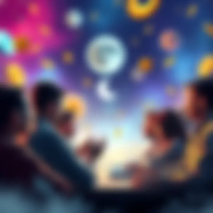 A graphic showing worried slot players discussing payment issues related to Moonspin on forums.